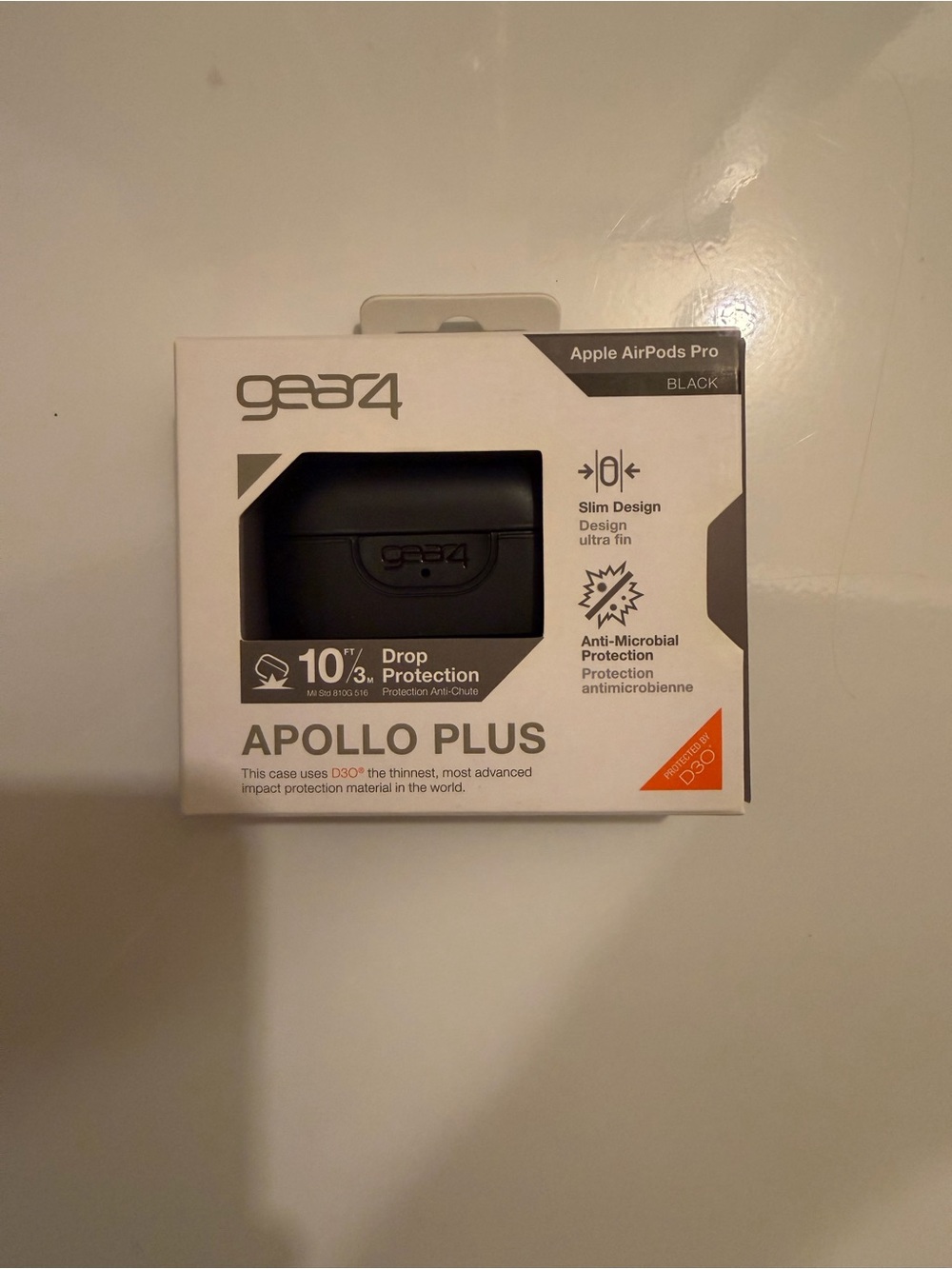 Apollo Plus Black AirPods Pro Case - Slim Protective Cover